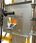 Full Size Vertical Panel Saw Sign Maker Kit With Razor Knife Insert Built Like A Tank showing detailed mounted blade mechanism.