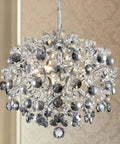 Modern Crystal Pendant Chandelier Ceiling Light For Dining Room Living Room Bedroom And Entryway, 16 Inches Wide