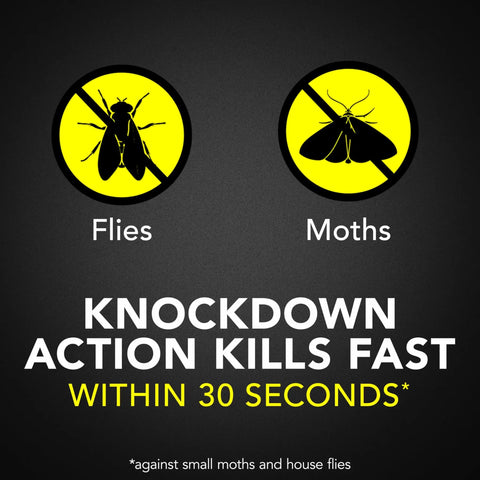 Flying Insect Killer Spray Indoor Outdoor Use 15 Oz Kills Flies Mosquitoes And Other Flying Insects On Contact With Outdoor Fresh Scent No Residual Odor And Works With Other Defense System Products. Knockdown action kills flies and moths fast within 30 seconds.