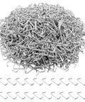 1000 Pieces Three Quarters Inch Galvanized Hog Rings For Upholstery, Auto, Fencing, Bagging, DIY Craft, Furniture, Pet Cages
