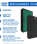 2 Pack Replacement Filter Set For Coway AIRMEGA 400 And 400S Max 2 With Green And Active Carbon Filters promotion image