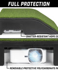 Golf Simulator Projector Cover With Turf Floor Mounted Enclosure for LED Projectors with Durable HDPE Shield