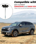 Spare Tire Hold Down Bolt Clamp For Kia Sportage 2010 2015 And Hyundai Tucson 2004 2006 Fixing Screw Retainer shown with SUV