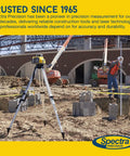 Self Leveling Rotary Laser Kit With Tripod HL450 Receiver GR151 Case And Alkaline Batteries Rugged IP66 Jobsite Performance No Fuss One Button Operation Fast Setup Precision For Grading And Alignment on tripod at construction site