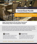 Brochure for Clear Fluoropolymer Sealer That Penetrates To Stop Oil And Stains On Concrete Marble And Terrazzo Perfect For Driveways