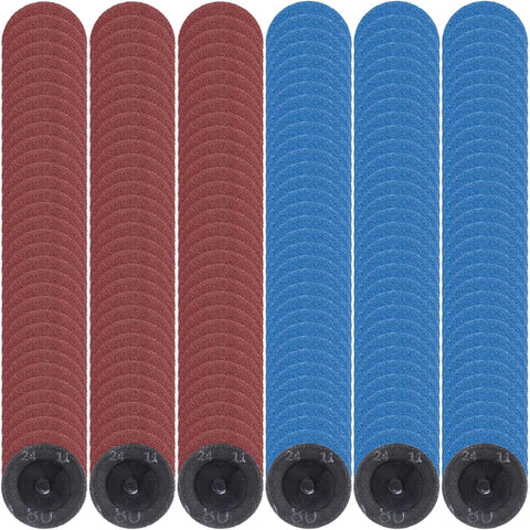 200 Pieces 2 Inch Sanding Discs 80 Grit For Die Grinder, Sweet For Surface Prep, Strip Grind Polish Finish, Rust And Paint Removal