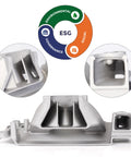 Chevy Big Block Air Gap Aluminum Intake Manifold Dual Plane For 1966-2000 BBC V8 Engines 396 402 427 454 6.5L 6.6L 7.0L 7.4L