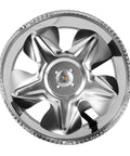 Close-up view of Six Inch Inline Fan For Grow Tents, 240 CFM Metal Duct Fan With ETL Listing