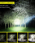 Beam of 2000 Lumen EDC Flashlight With USB C Recharge Super Bright Pocket Clip Torch IPX8 Waterproof 1089 Foot Beam Your Go To Gear For Camping Hiking Hunting Fishing And Emergencies illuminating trees at night