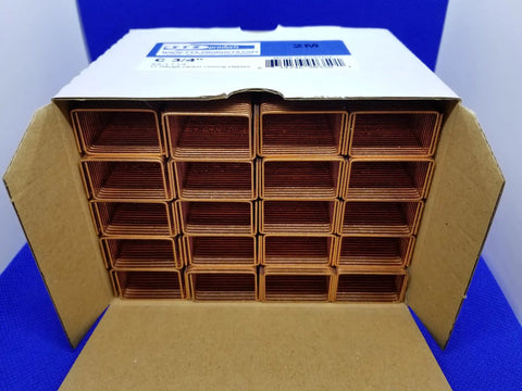 Heavy Duty Steel C Staples Clamping Corrugated Boxes No Sweat Sealing Two Thousand Count Warehouse Shipping Gear Bulletproof Packing Fasteners Lock It Down Guaranteed