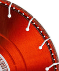 Close-up of Heavy Duty Diamond Cut Off Wheel 12 Inch For Metal Cutting All Purpose Diamond Blade Vacuum Brazed