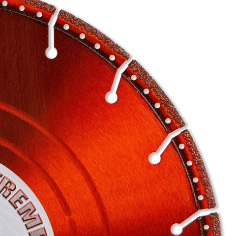 Close-up of Heavy Duty Diamond Cut Off Wheel 12 Inch For Metal Cutting All Purpose Diamond Blade Vacuum Brazed