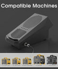 5 Pin TIG Welding Foot Pedal With 16 Ft Cable Adjustable 0 To 250 Amps Non Slip Surface Amperage Control