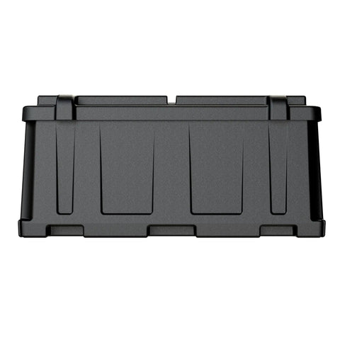 Tough As Nails Dual Group 8D Battery Box With Easy Install Mounts And Massive Cable Openings front view showing rugged design.