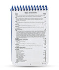 Heavy Duty Machinist Pocket Guide And Machine Shop Handbook Table of Contents showing tools and dimensions, compact design.