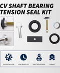CV Axle Bearing Puller Seal Kit For Toyota 8 Inch Clamshell Front 4Runner Tacoma FJ Cruiser 2003 2018 kit parts