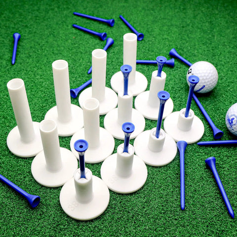 Unbreakable Rubber Golf Tees For Mats And Practice Tee Holder For Driving Range And Simulator Indoor Outdoor Golf Accessories 6 Sizes