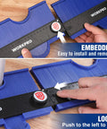 Connectable Contour Gauge Set With Lock For 10 Inch And 20 Inch Precision Shape Duplication dual ABS profile tool