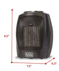 Cozy Up Your Desk With This Personal Ceramic Space Heater For Office Or Home, Two Heat And Fan Settings, Adjustable Thermostat, Compact Desk Heater