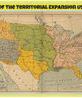 Territorial Expansion Map Of The United States 1783 20x30 Laminated Wall Poster For Classrooms And Homes showing historical boundaries