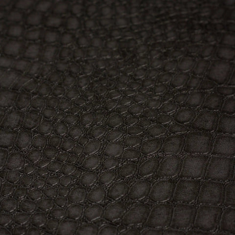 Charcoal Gray Crocodile Texture Wallpaper Dope Paste The Wall Straight Match 25 Inch Pattern Repeat Elegant Dramatic Accent For Living Room And Bedroom Durable Finish Easy DIY