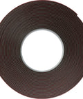 Exterior Attachment Tape VHB - Double-Sided High Strength Automotive Trim Adhesive Roll, 1/4 in x 15 ft, top view of roll