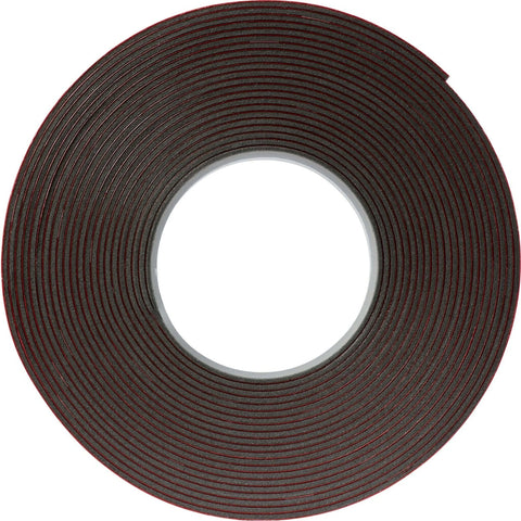 Exterior Attachment Tape VHB - Double-Sided High Strength Automotive Trim Adhesive Roll, 1/4 in x 15 ft, top view of roll