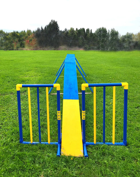 Agility Free Standing Wings For Dogs Pro Grade PVC Indoor Outdoor Obstacle Training Equipment Lightweight Yet Durable Jump Wings