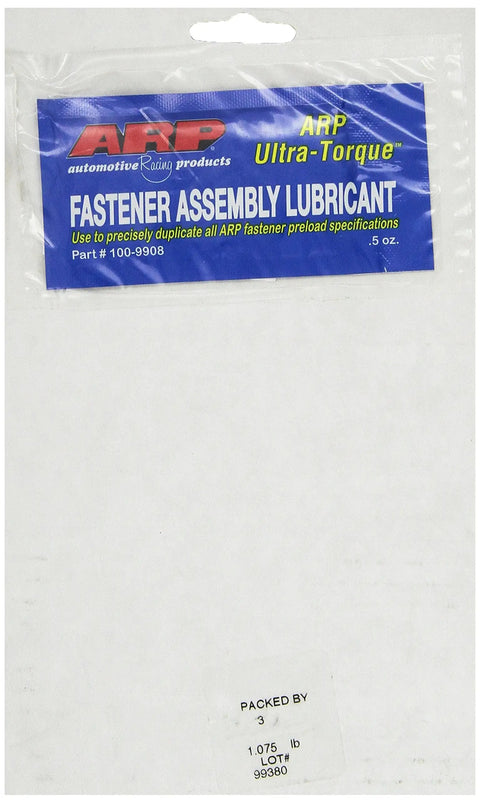ARP Ultra-Torque fastener assembly lubricant packaging for Gen III LS Series Small Block Rod Bolt With Cracked Cap Design For SB Chevy LS1