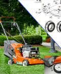 Ten Pack Flanged Bearings One Half Inch Bore And One And One Eighth Inch Outer Diameter For Wheel Hubs Beefed Up Heavy Duty Replacement For Wheelbarrows Garden Carts And Hand Trucks With Secure Flange And Smooth Rolling for mower wheel hub