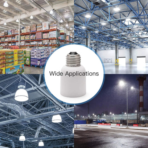 E26 To E39 Socket Adapter 3 Pack Mogul Base Converter For Light Fixtures in various commercial lighting applications