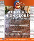 Top Shelf Water Based Concrete Sealer Yields A Deep Wet Look Sheen On Driveways Patios And Block Walls packaging details and usage guide.