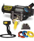 Beast 4500-Lb ATV UTV Wireless Winch Kit with 50-Foot Remote, 1.6 HP 12V DC Motor for off-road recovery, parts included