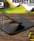 Three Pack Arrow Rest For Compound Bows And Recurve Bows Black Plastic Bow Rest dimensions with weight
