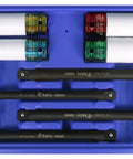 8 Piece Torque Limiting Extension And Protective Impact Socket Set With Color Coded Lug Nut Sockets Includes 90, 100, 110, And 120 Ft Lbs Extensions And Protective Sleeves For Wheel Lug Nut Installations in case