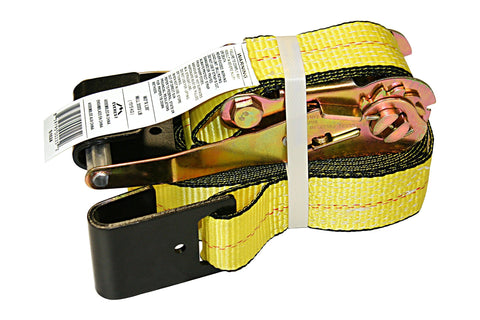 Heavy Duty 2 Inch Ratchet Tie Down Straps With Steel Hooks 27 Feet Long 3333 Lbs Working Load Limit 10000 Lbs Break Strength