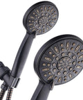 High Pressure Handheld Shower Head With Six Settings, Extra Long Six Foot Hose And Bracket, Oil Rubbed Bronze Finish
