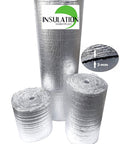 Heavy Duty 3mm Foam Core Reflective Insulation Roll 24 By 50 Feet With Radiant Barrier, product displayed with focus on thickness