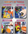 Tools from Engine Building Kit For Kids Mechanic Toys Motorcycle Engine Model With Real Light And Music, Stem Learning Toy