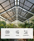 50 Percent Shade Cloth 8 Ft By 16 Ft Sun Shade Netting With Durable HDPE Material And Heavy Duty Grommets for greenhouse
