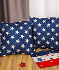 Patriotic 18x18 Inch Throw Pillow Covers Set Of 4 For Fourth Of July Independence Day American Flag Stars And Stripes Cushion