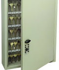 Heavy Duty 16 Gauge Wall Mount Key Locker With 60 Key Capacity, Over 1,000 Resettable Combinations, Solid Lock Box open view