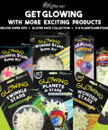 Various glow-in-the-dark kits including stars and planets related to 3D Solar System Glow In The Dark Ceiling Hanging Kit With Planets And Star Stickers For STEM Education Includes Mars Pluto Jupiter Earth Neptune Saturn Mercury Uranus Venus Educational Guide 200 Glow In The Dark Stickers 25 Ft String And Putty.