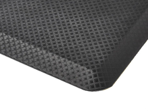 Rectangular Anti Fatigue Standing Mat 32 Inch By 20 Inch With Durable High Grade Foam For Standing Desks Counters And Workstations Black Non Slip Comfort And Stress Reducing Pad For All Day Use