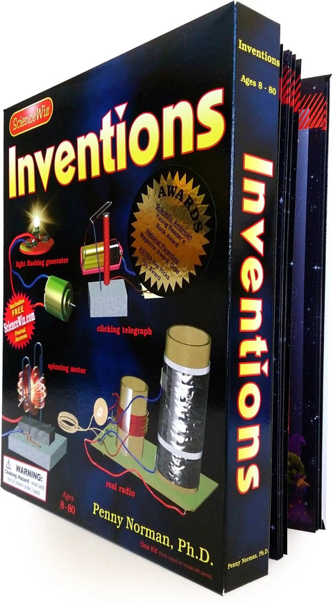 Inventions Kit For Curious Minds Hands On Science Project Set With A Motor Telegraph Light Flashing Generator And Real Radio Box