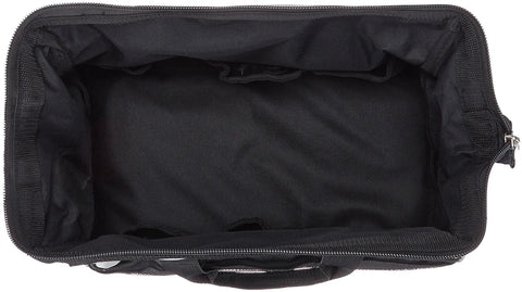 Top view of Durable 16 Inch Tool Bag With 26 Pockets Wear Resistant Oxford Cloth Portable Tool Organizer With Adjustable Shoulder Strap