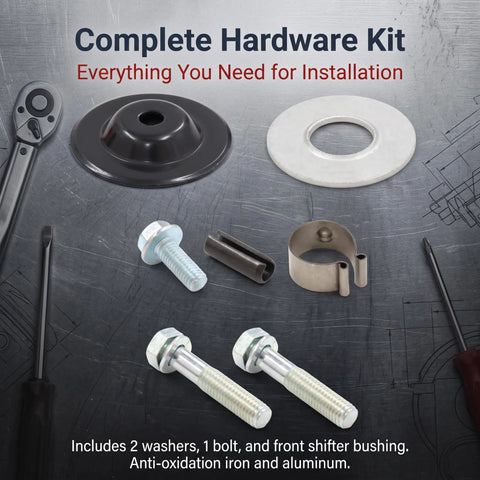 Shifter Bushing Kit And Shift Linkage Hardware Pin Clip For Honda B Series Swaps Compatible With Civic CRX And Acura Integra, hardware kit