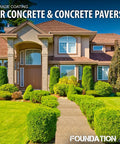Top Tier Brown Tinted Concrete Sealer With High Gloss Glow Up Solvent Based Cure And Seal In A 5 Gallon Size on driveway pavers.