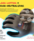 Lightweight Graphene Fiber Cut Resistant Work Gloves ANSI A1 For Gardening DIY Mechanical And General Handling