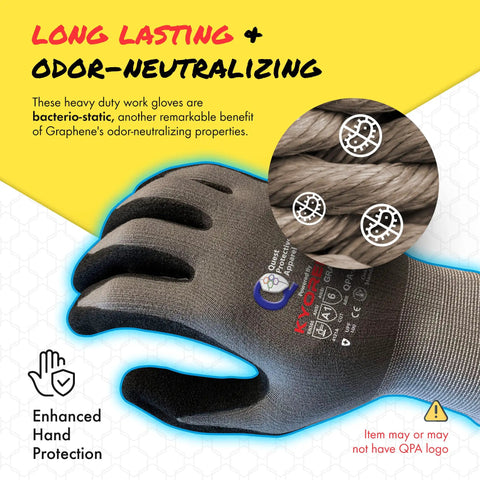 Lightweight Graphene Fiber Cut Resistant Work Gloves ANSI A1 For Gardening DIY Mechanical And General Handling